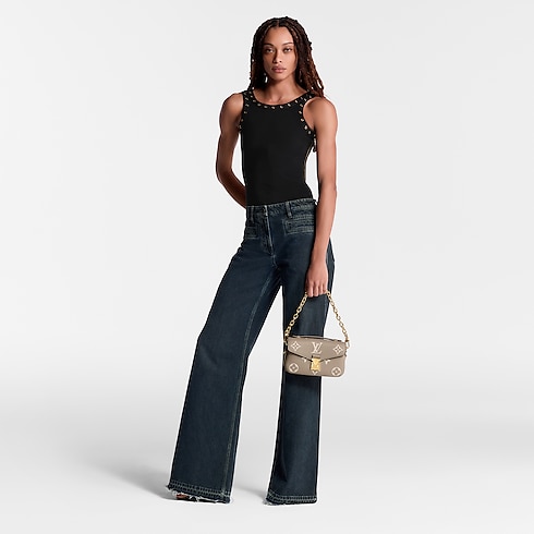 Monogram Empreinte Leather Handbags All Collections Pochette Métis East West | Louis Vuitton ® (Product zoom)