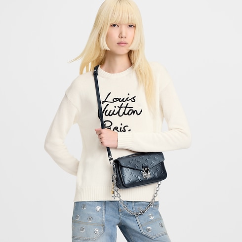 Monogram Empreinte Leather Handbags All Handbags Pochette Metis East West | Louis Vuitton ® (Product zoom)