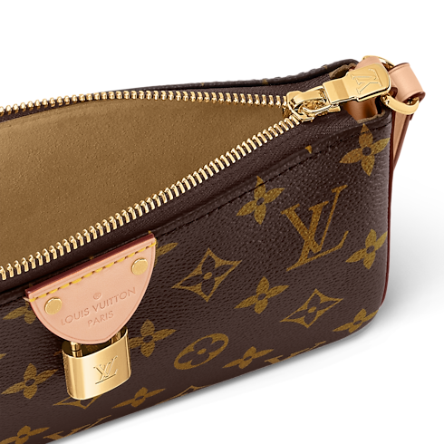 Monogram Small Leather Goods Wallets on Chain and Nano Bags Pochette Tirette | Louis Vuitton ® (Product zoom)