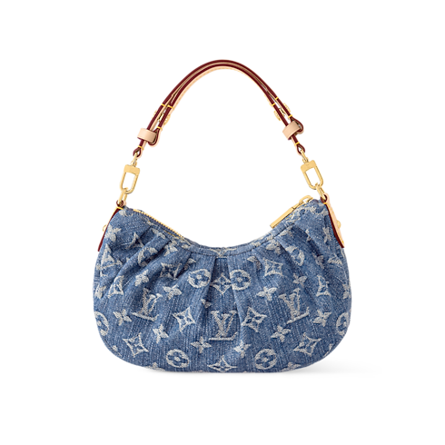 Monogram Denim Small Leather Goods Wallets on Chain and Nano Bags Pochette Valley | Louis Vuitton ® (Product zoom)