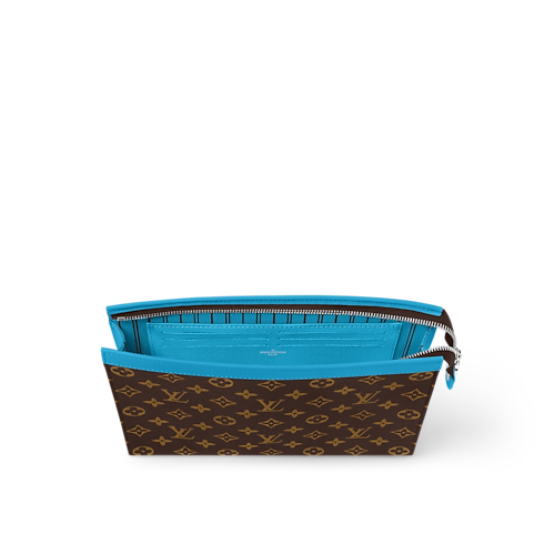 Monogram Macassar Canvas For Him } Pochette Voyage MM | Louis Vuitton ® (Product zoom)