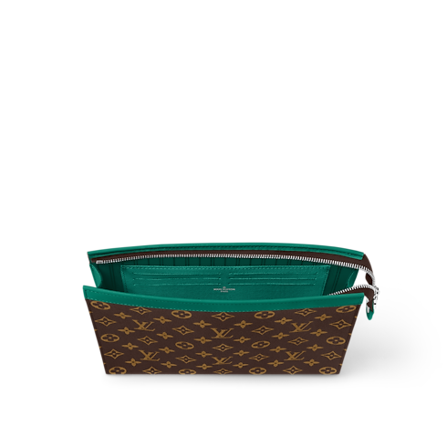 Monogram Macassar Canvas For Him } Pochette Voyage MM | Louis Vuitton ® (Product zoom)