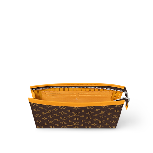 Monogram Macassar Canvas For Him } Pochette Voyage MM | Louis Vuitton ® (Product zoom)