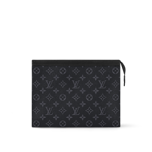 Monogram Eclipse Small Leather Goods All Small Leather Goods Pochette Voyage MM | Louis Vuitton ® (Product zoom)