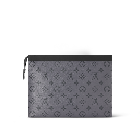 Monogram Eclipse Small Leather Goods All Small Leather Goods Pochette Voyage MM | Louis Vuitton ® (Product zoom)
