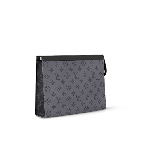 Monogram Eclipse Small Leather Goods All Small Leather Goods Pochette Voyage MM | Louis Vuitton ® (Product zoom)