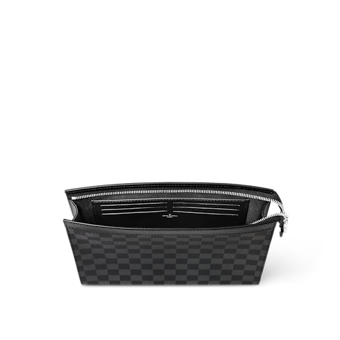 Damier Graphite Canvas Travel Travel Accessories Pochette Voyage MM | Louis Vuitton ® (Product zoom)