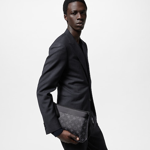 Monogram Eclipse For Men New Formal Pochette Voyage Souple | Louis Vuitton ® (Product zoom)