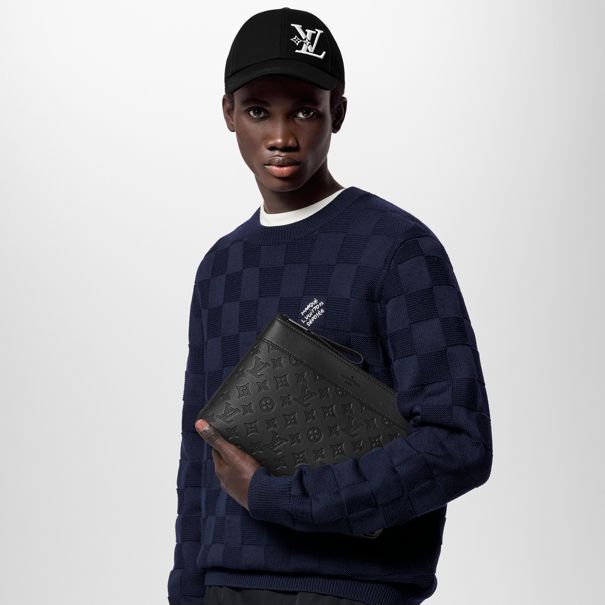 Monogram Shadow Small Leather Goods Pouches Pochette Voyage Souple  | Louis Vuitton ® (Product zoom)