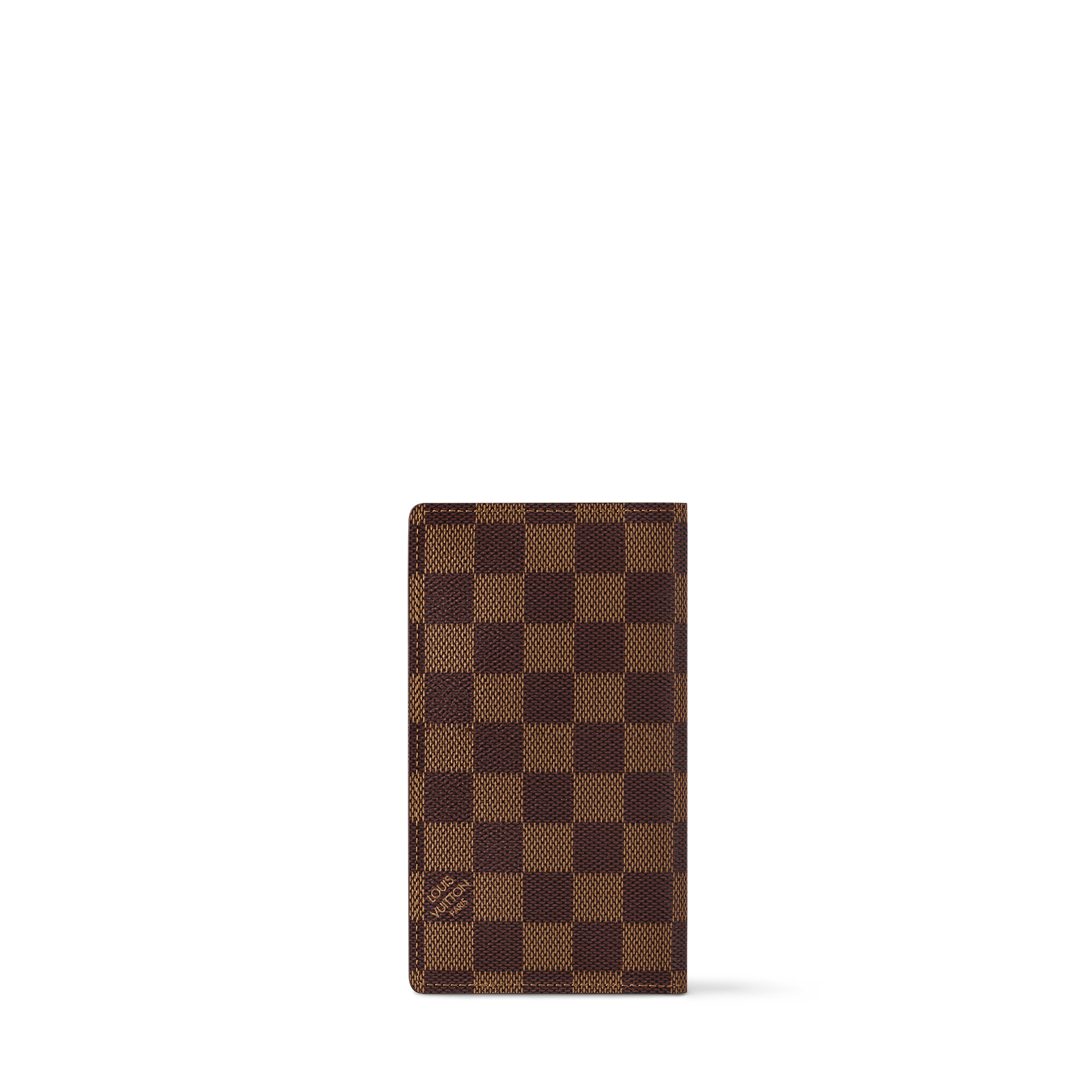 Damier Ebene Personalization Leather Goods } Pocket Agenda Cover | Louis Vuitton ® (Product zoom)