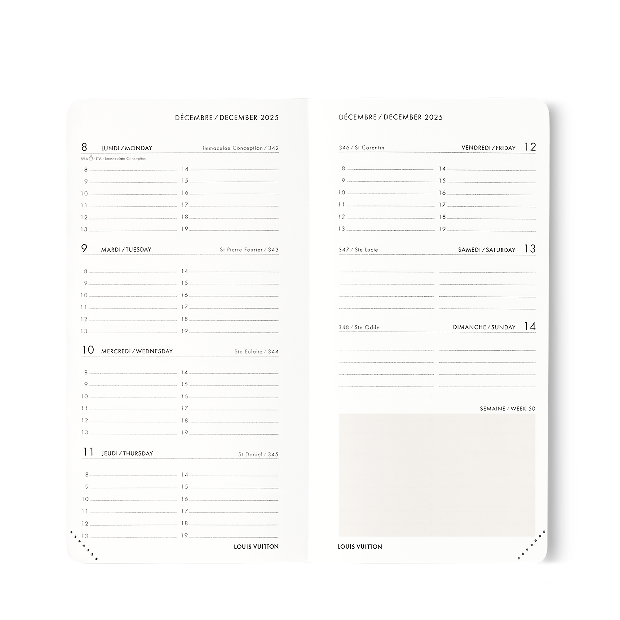 Pocket Agenda Refill 2025