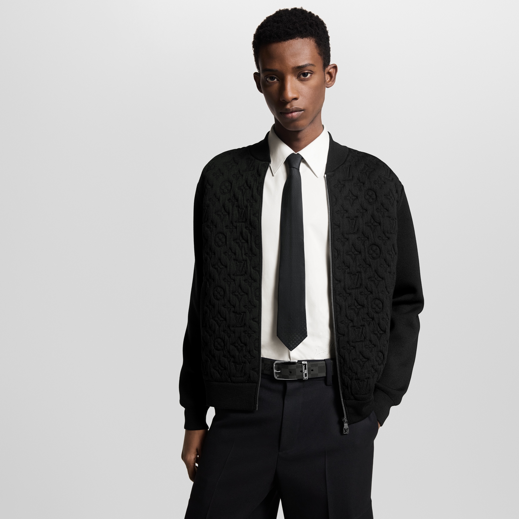 Damier Graphite Canvas Accessories Belts Pont Neuf 35mm Belt | Louis Vuitton ® (Product zoom)