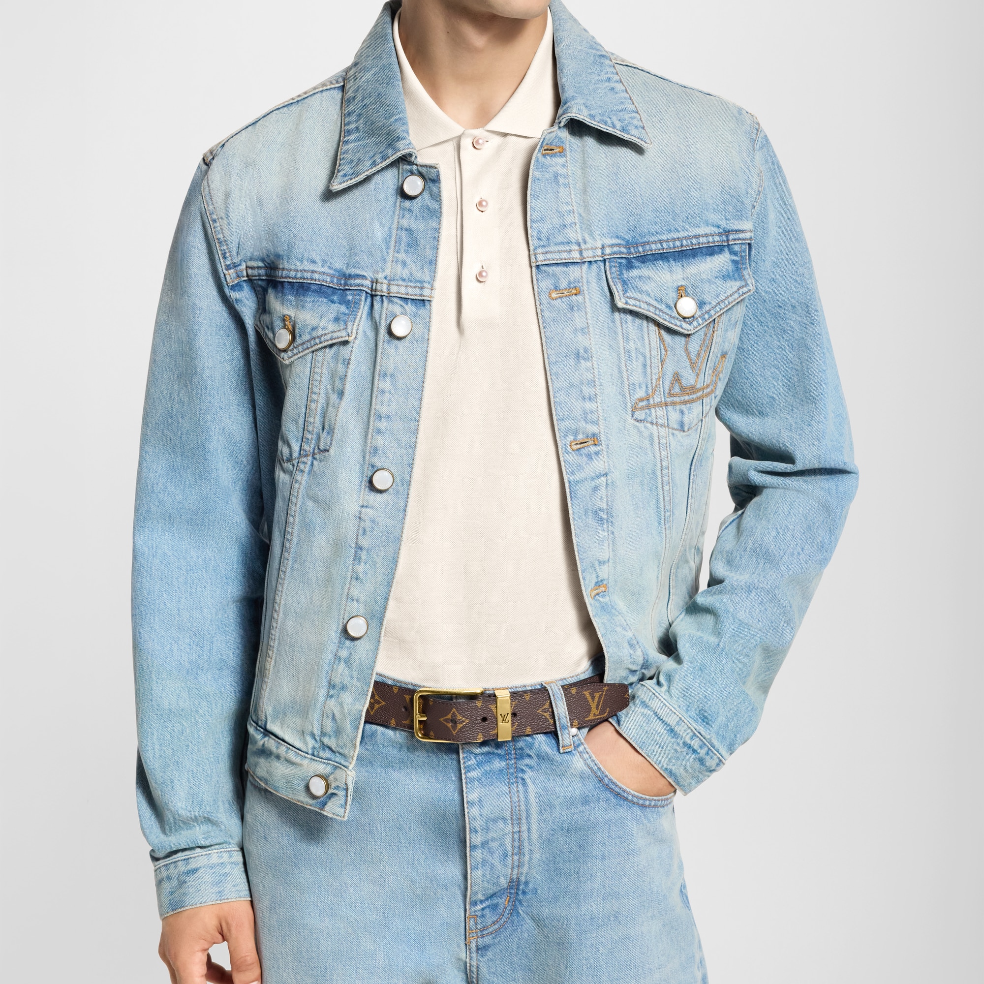  Accessories Belts Pont Neuf Monogram 35mm Belt | Louis Vuitton ® (Product zoom)