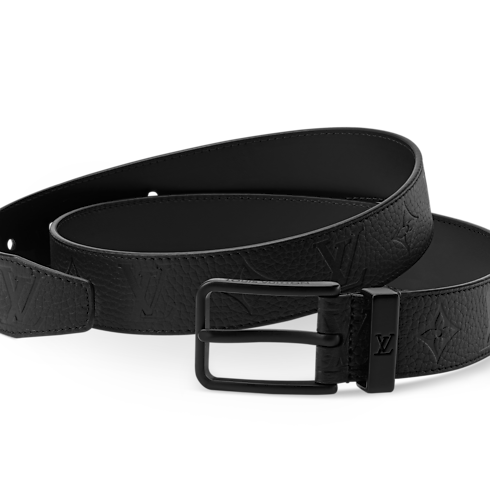 Accessories Belts Pont Neuf Taurillon Monogram 35mm Belt | Louis Vuitton ® (Product zoom)