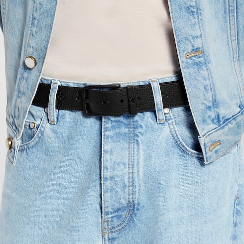 Accessories Belts Pont Neuf Taurillon Monogram 35mm Belt | Louis Vuitton ® (Product zoom)