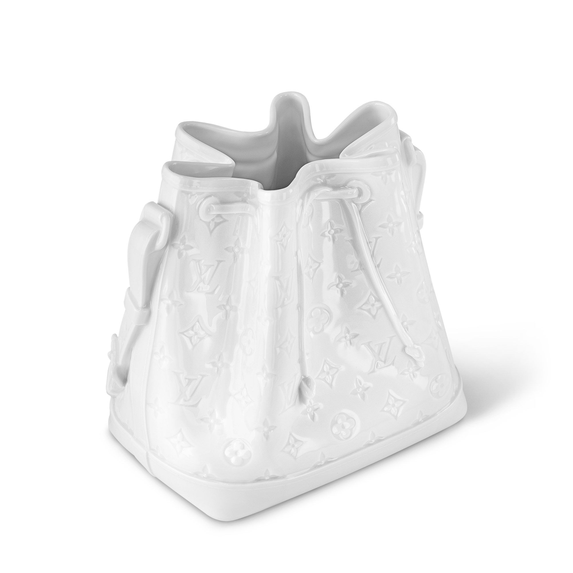Monogram Highlights Art of Living Campaign Porcelain Vase Noé BB | Louis Vuitton ® (Product zoom)