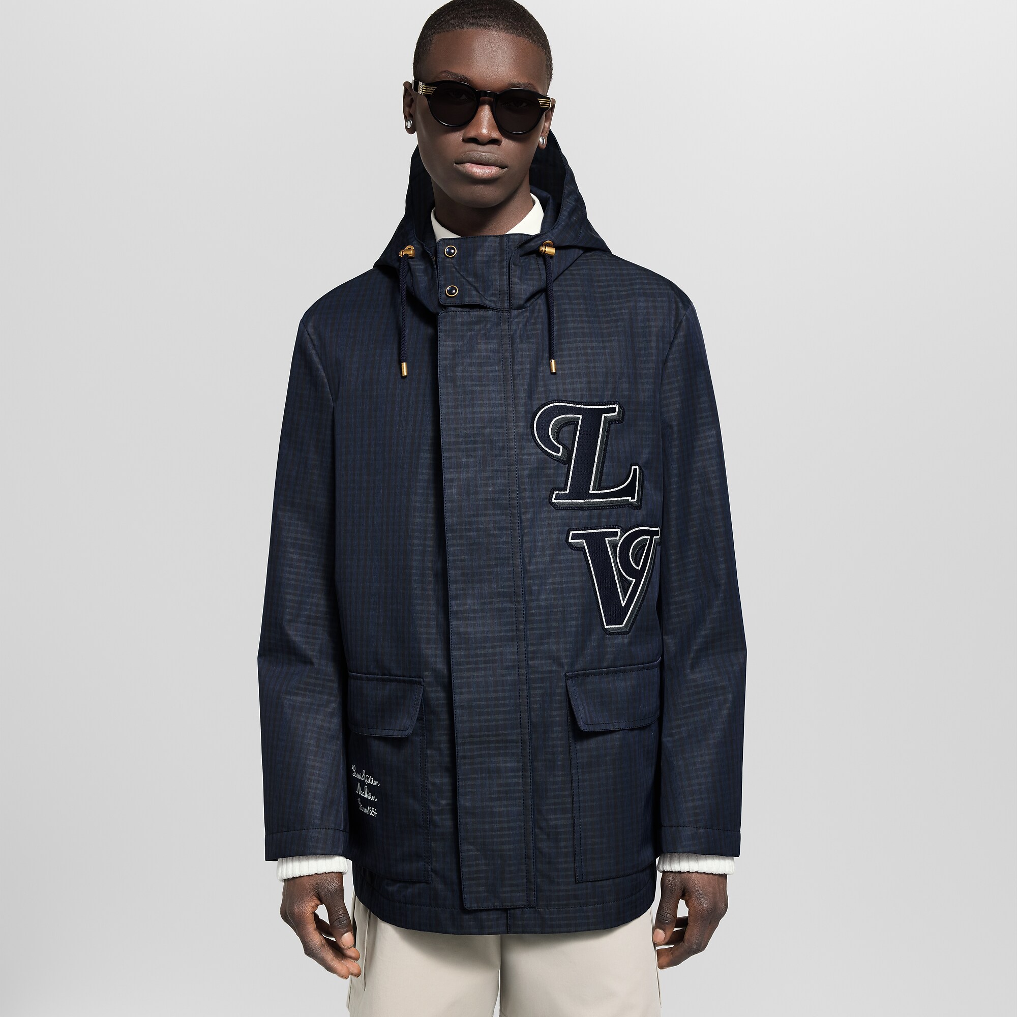Preppy Hooded Parka