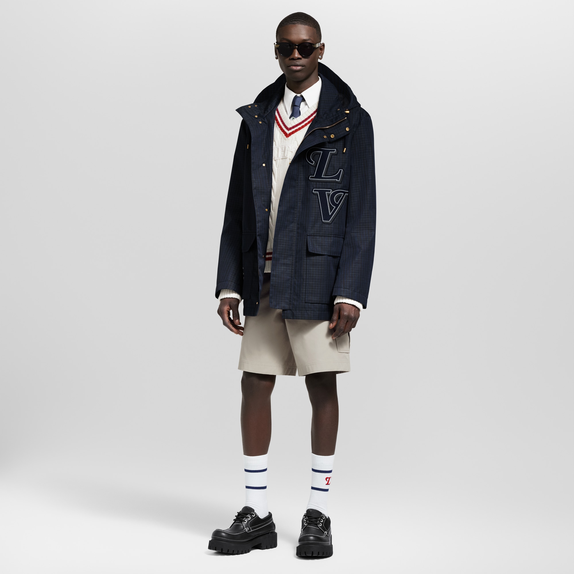  Ready-to-Wear Coats and Outerwear Preppy Hooded Parka | Louis Vuitton ® (Product zoom)