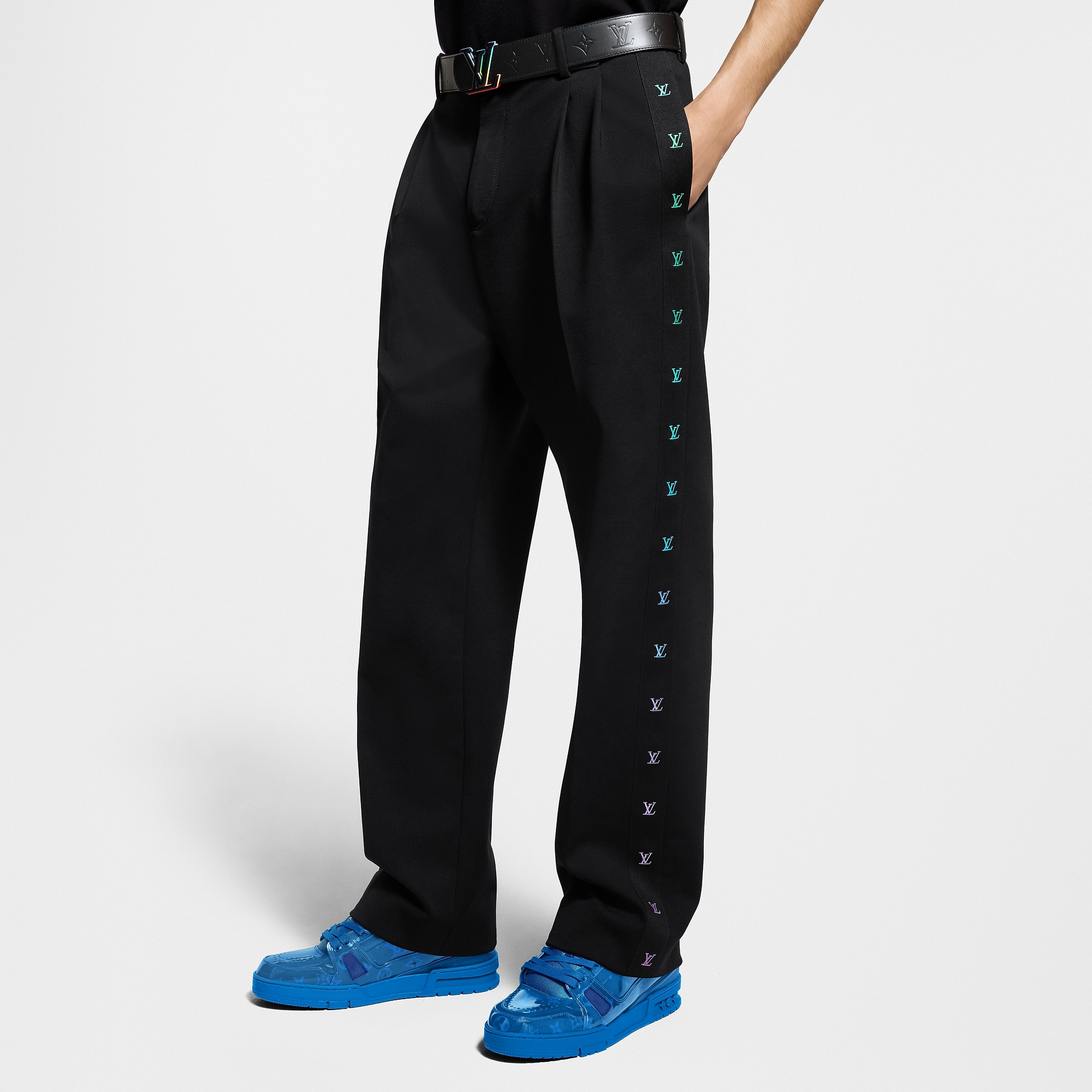 Preppy Tailored Jersey Pants