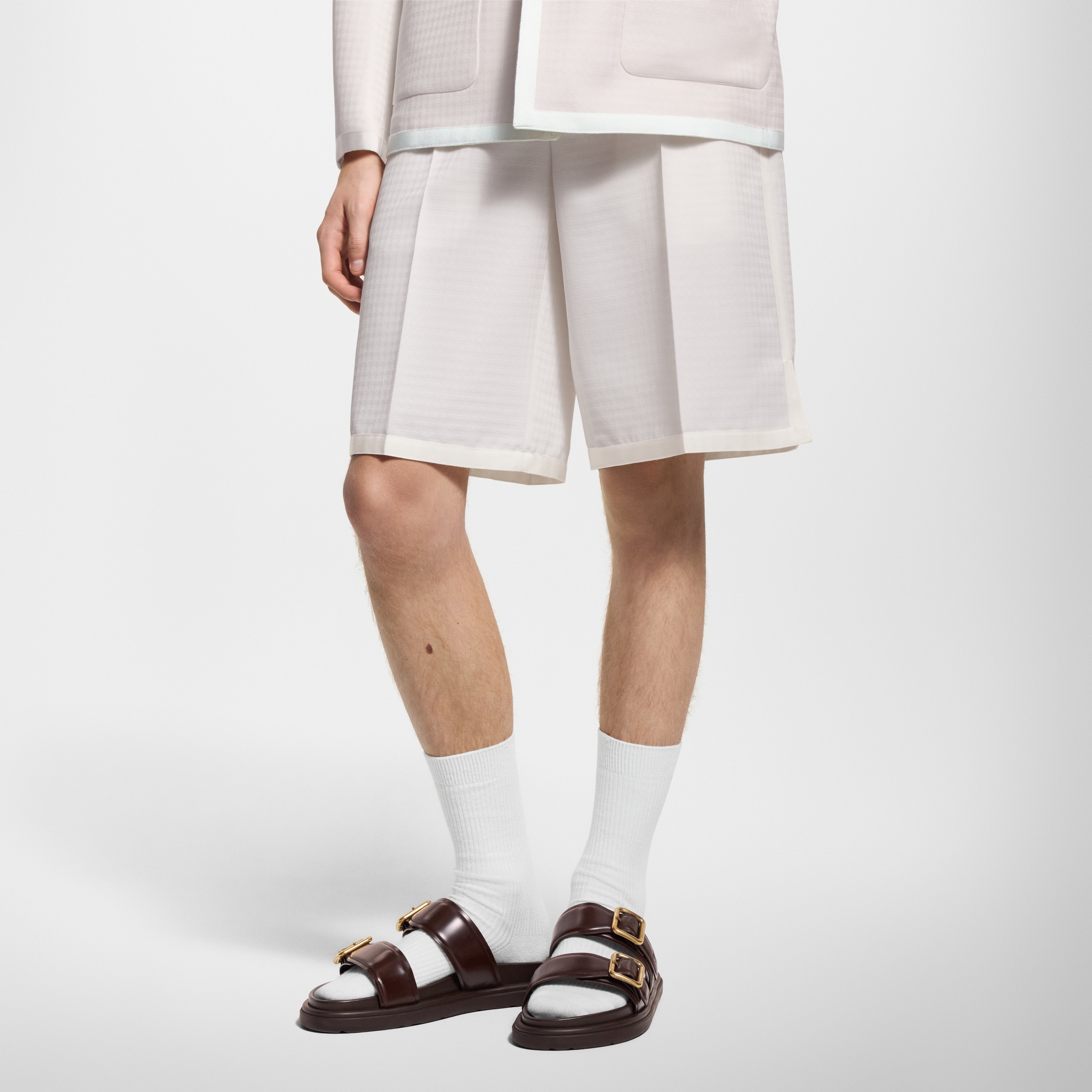  Ready-to-Wear Pants Preppy Tailored Wool Shorts | Louis Vuitton ® (Product zoom)