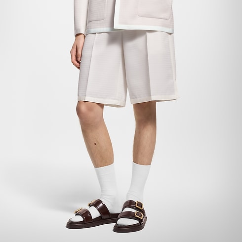 Ready-to-Wear Pants Preppy Tailored Wool Shorts | Louis Vuitton ® (Product zoom)