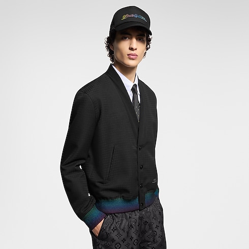 Ready-to-Wear Coats and Outerwear Preppy Wool Cardigan Blouson | Louis Vuitton ® (Product zoom)