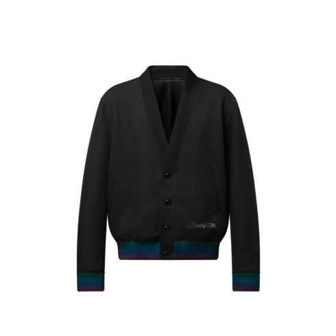 Ready-to-Wear Coats and Outerwear Preppy Wool Cardigan Blouson | Louis Vuitton ® (Product zoom)