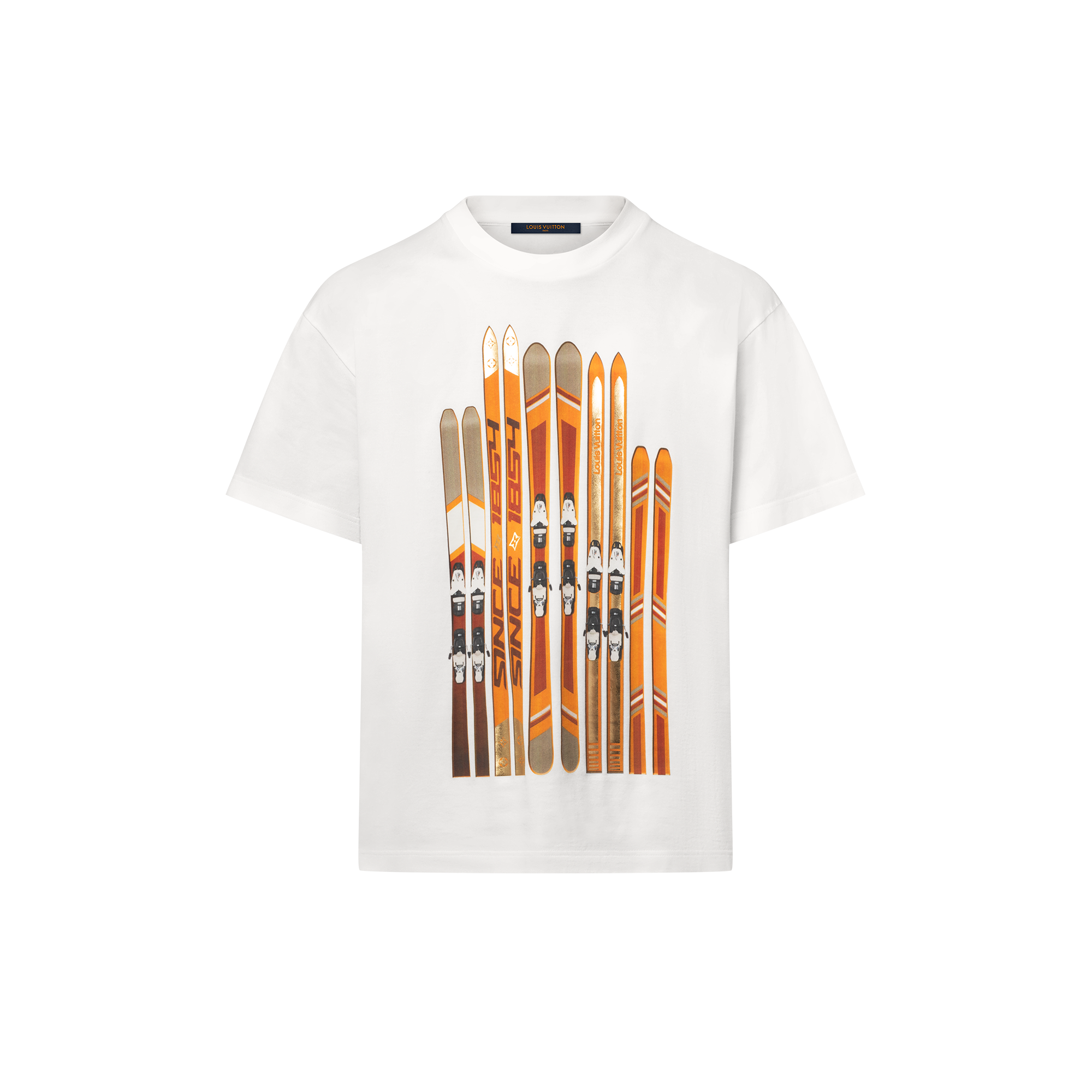  Ready-to-Wear T-Shirts and Polos Printed Cotton T-Shirt | Louis Vuitton ® (Product zoom)