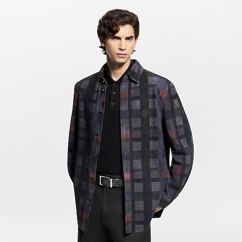 Ready-to-Wear All Ready-to-Wear Printed Leather Shirt | Louis Vuitton ® (Product zoom)