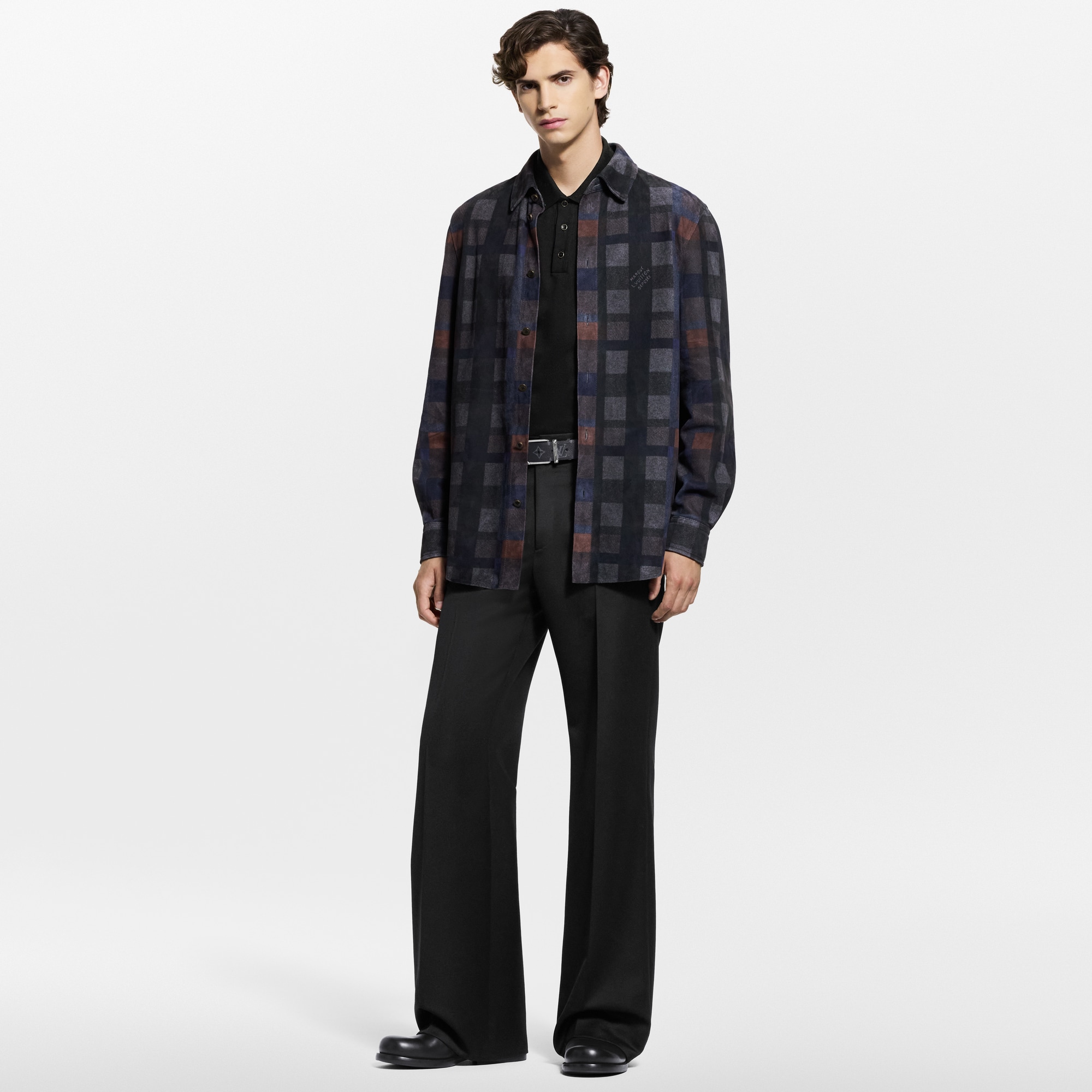  Ready-to-Wear All Ready-to-Wear Printed Leather Shirt | Louis Vuitton ® (Product zoom)