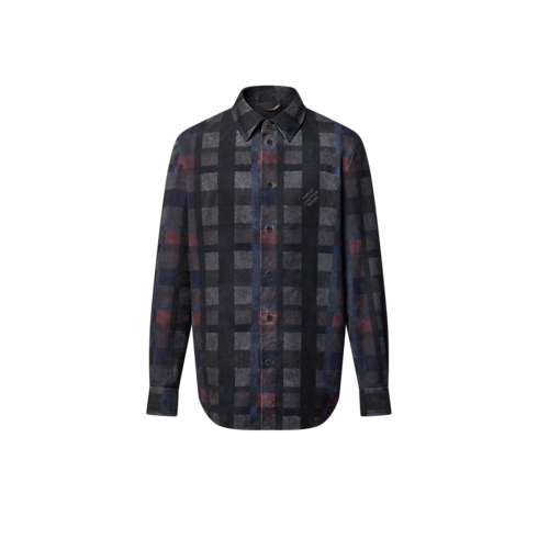 Ready-to-Wear All Ready-to-Wear Printed Leather Shirt | Louis Vuitton ® (Product zoom)