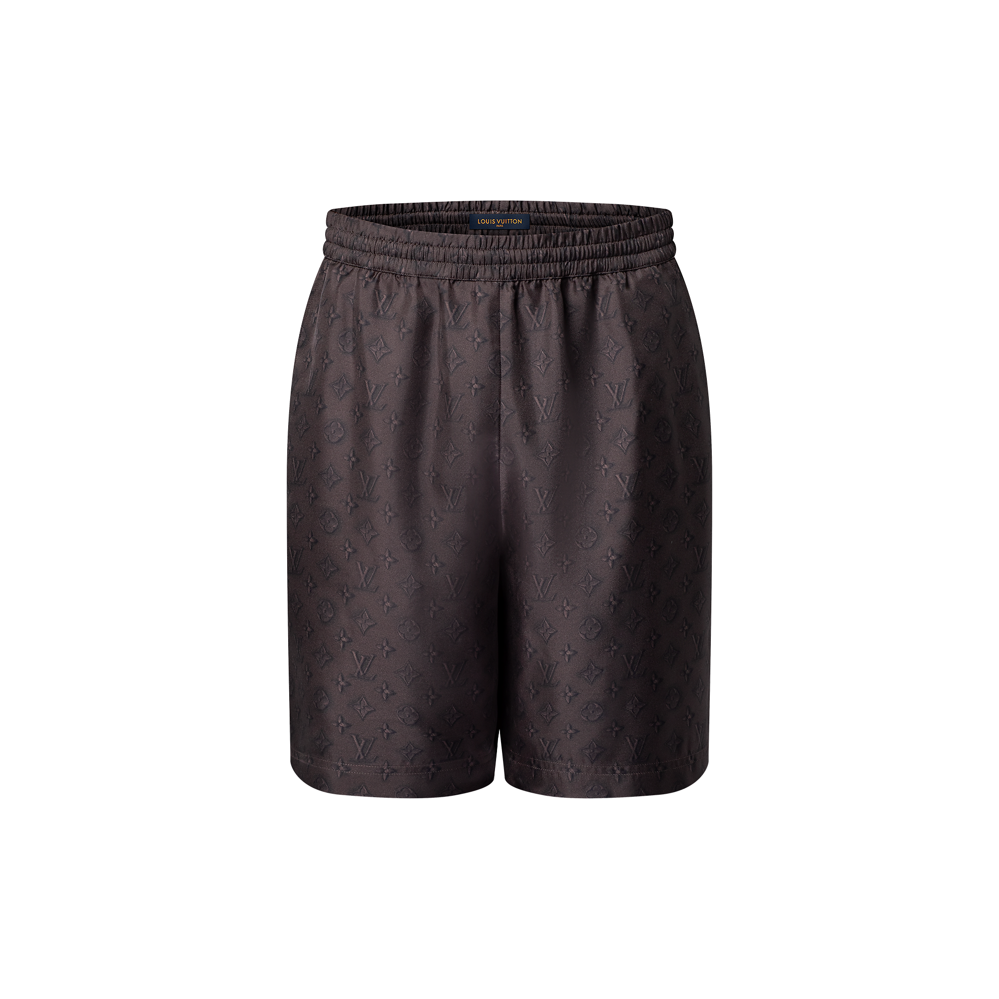 Printed Monogram Silk Shorts