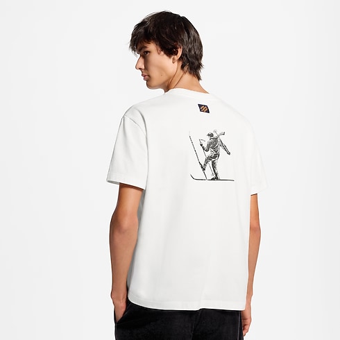 Ready-to-Wear All Ready-to-Wear Printed Signature Short-Sleeved T-Shirt | Louis Vuitton ® (Product zoom)