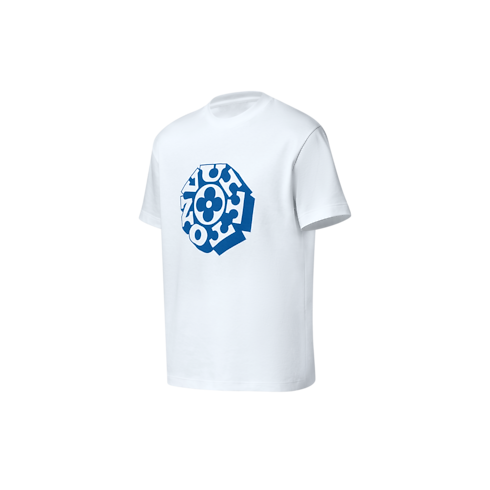Ready-to-Wear T-Shirts and Polos Printed Signature T-Shirt | Louis Vuitton ® (Product zoom)