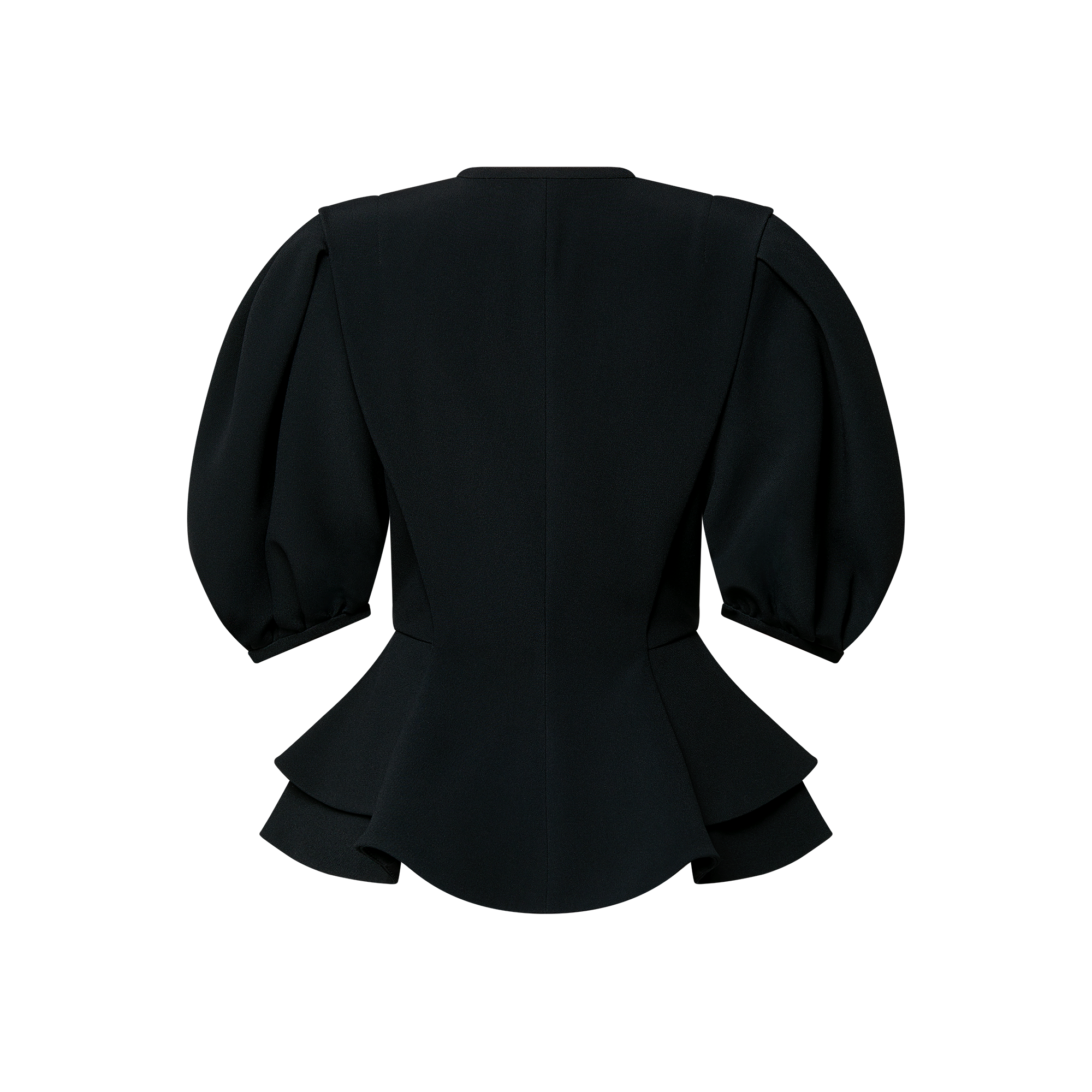  For Women New This Season Puff-Sleeve Peplum Jacket | Louis Vuitton ® (Product zoom)