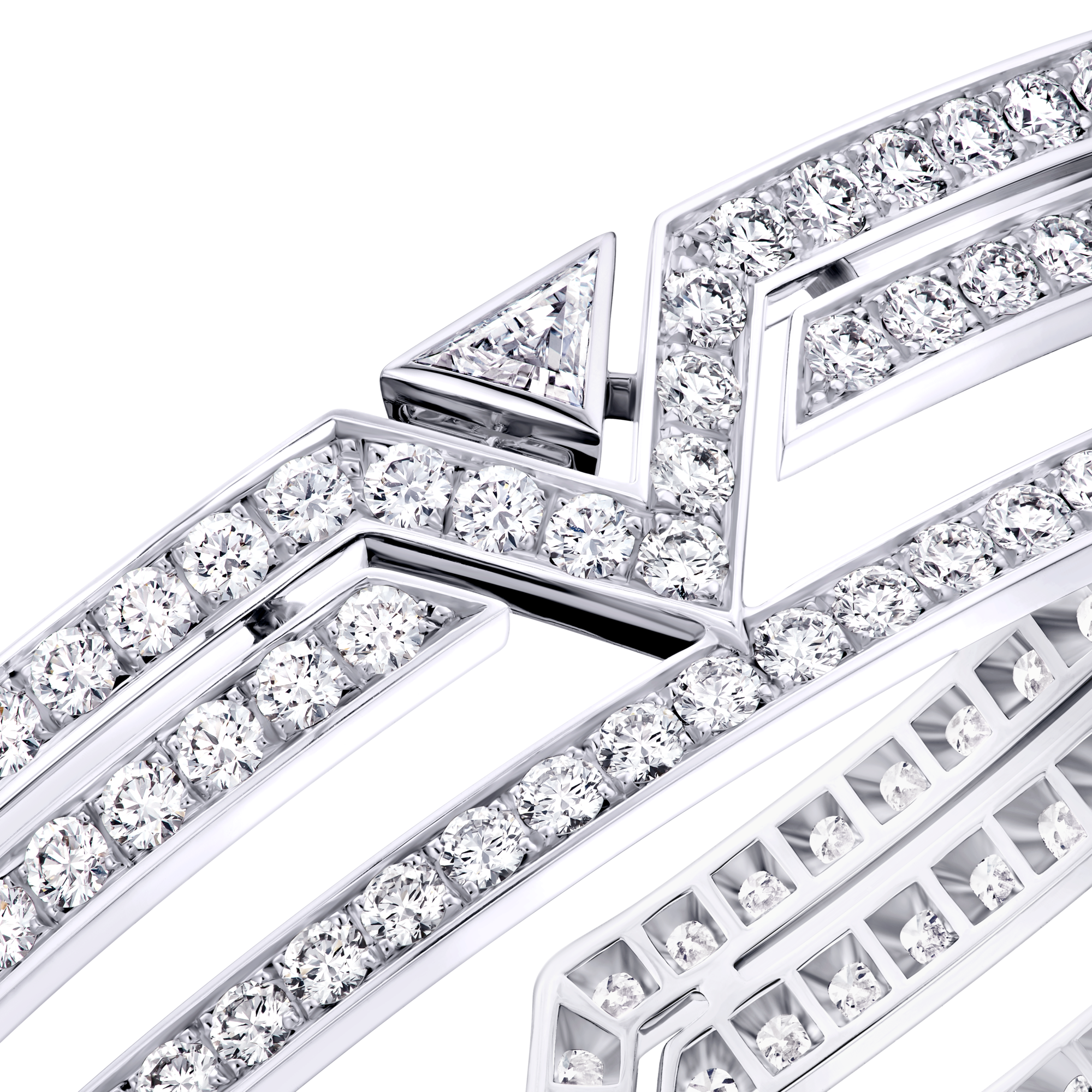  Jewelry Bracelets Pure V Bracelet, White Gold and Diamonds | Louis Vuitton ® (Product zoom)