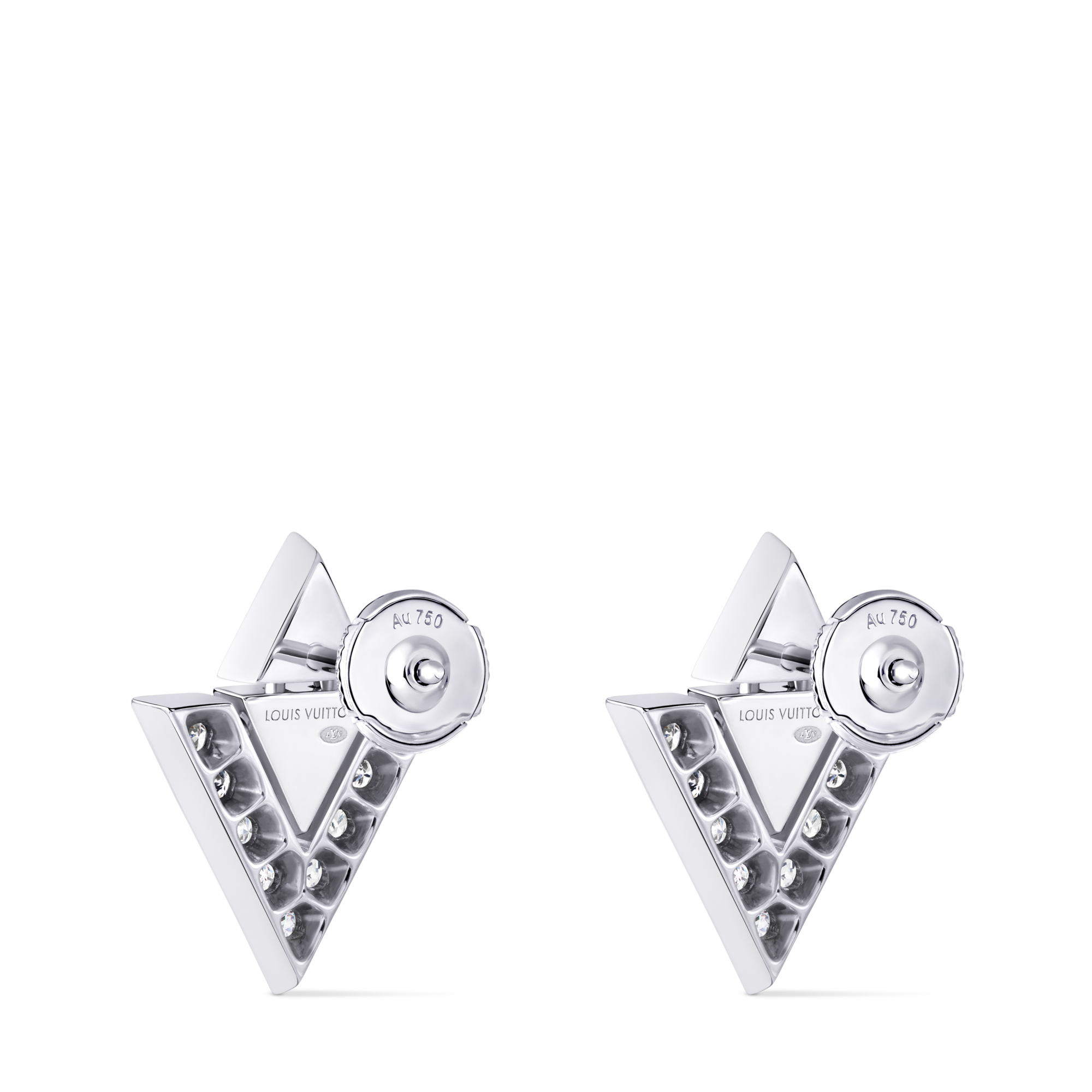  Categories Earrings Pure V Earrings, White Gold and Diamonds | Louis Vuitton ® (Product zoom)