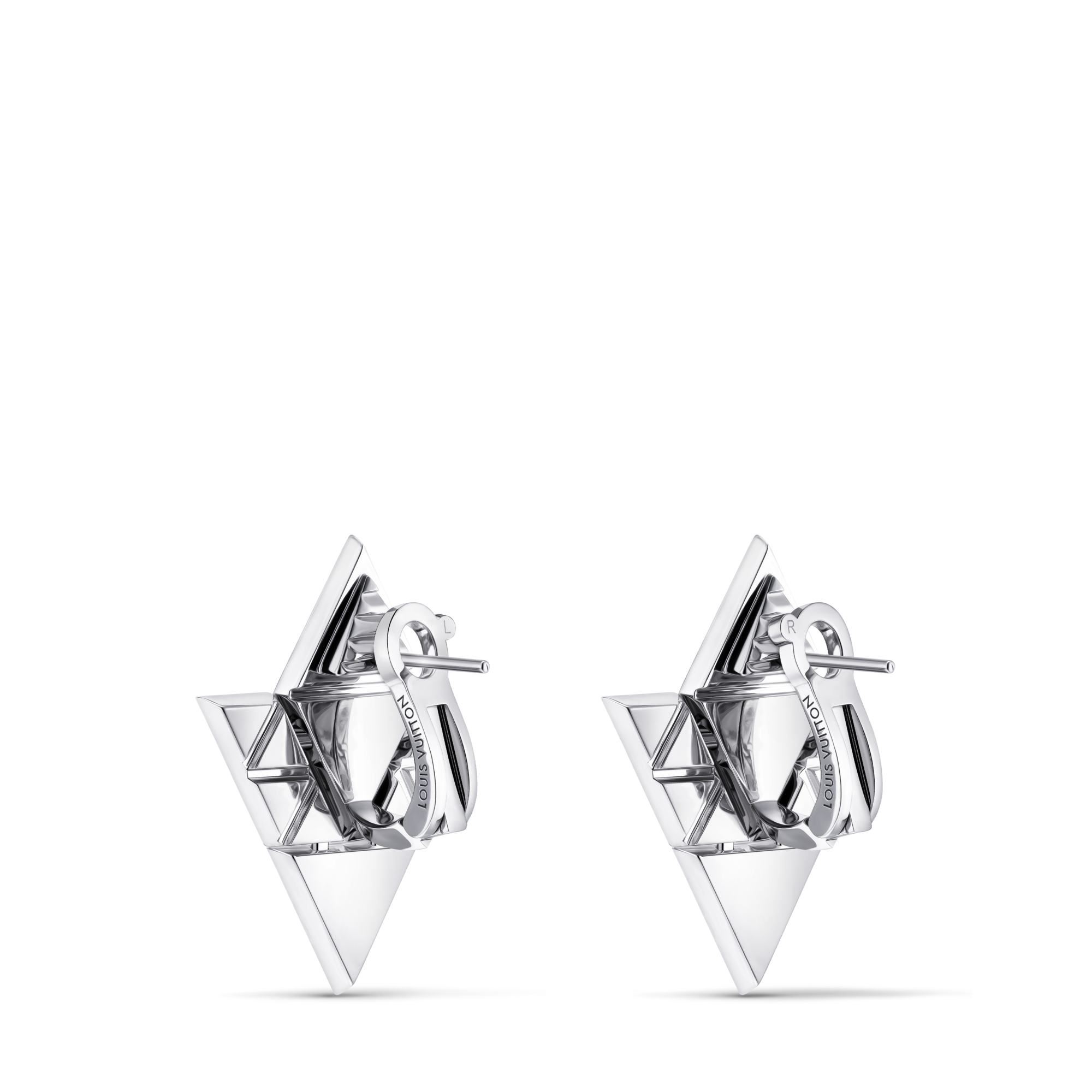  Categories Earrings Pure V Earrings, White Gold and Diamonds | Louis Vuitton ® (Product zoom)