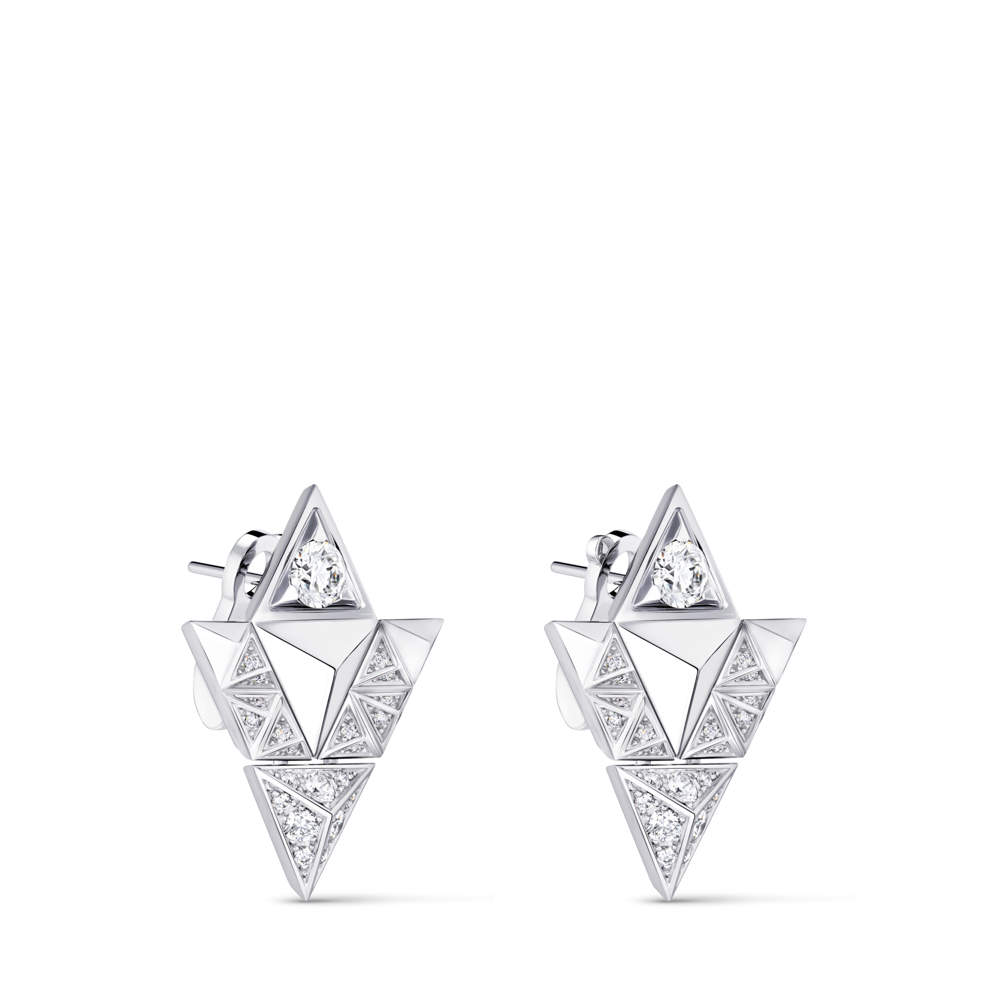  Categories Earrings Pure V Earrings, White Gold and Diamonds | Louis Vuitton ® (Product zoom)
