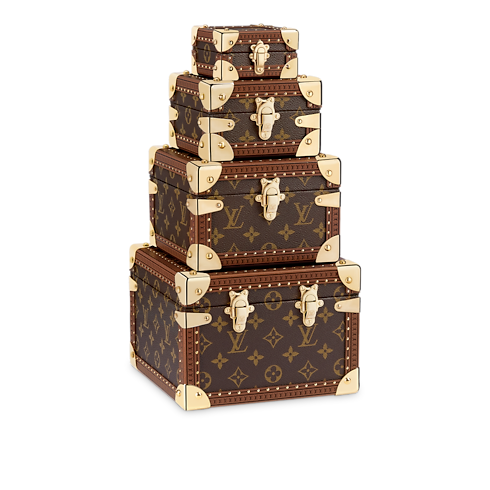 Monogram Highlights Art of Living Campaign Pyramid Trunk | Louis Vuitton ® (Product zoom)