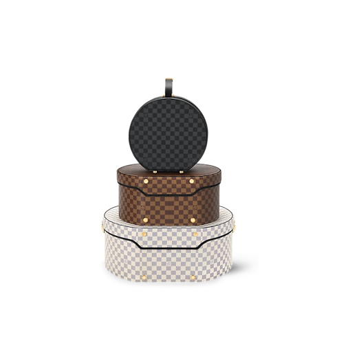 Damier Other Trunks and Boxes Boxes Pyramide Boite Chapeau Damier | Louis Vuitton ® (Product zoom)