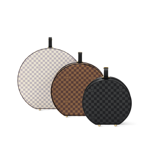 Damier Other Trunks and Boxes Boxes Pyramide Boite Chapeau Damier | Louis Vuitton ® (Product zoom)