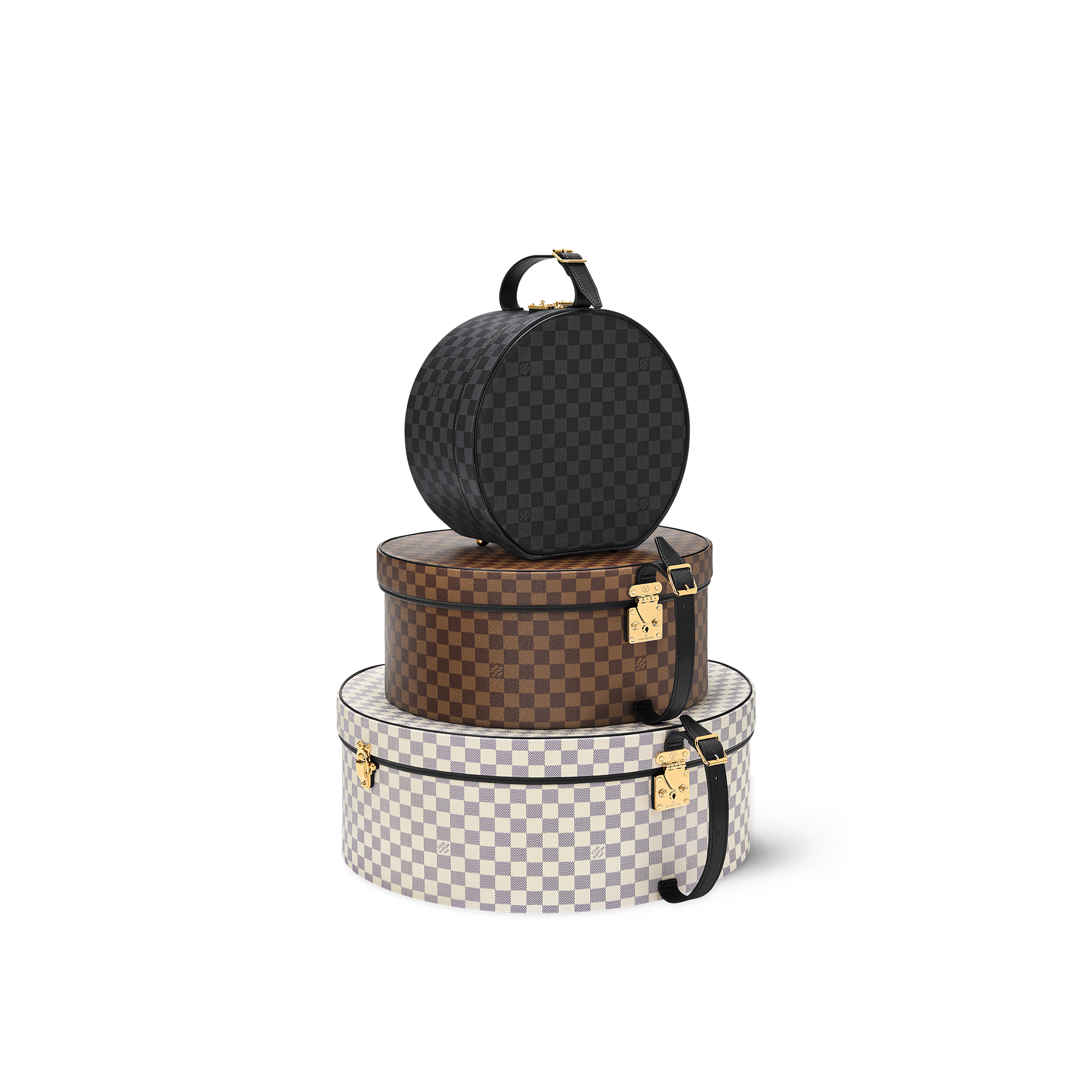 Damier Other Trunks and Boxes Boxes Pyramide Boite Chapeau Damier | Louis Vuitton ® (Product zoom)
