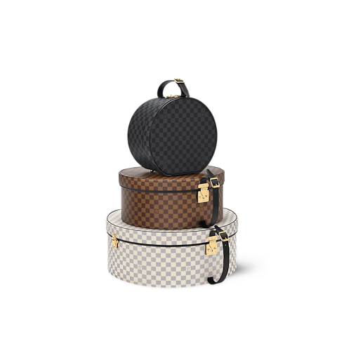 Damier Other Trunks and Boxes Boxes Pyramide Boite Chapeau Damier | Louis Vuitton ® (Product zoom)
