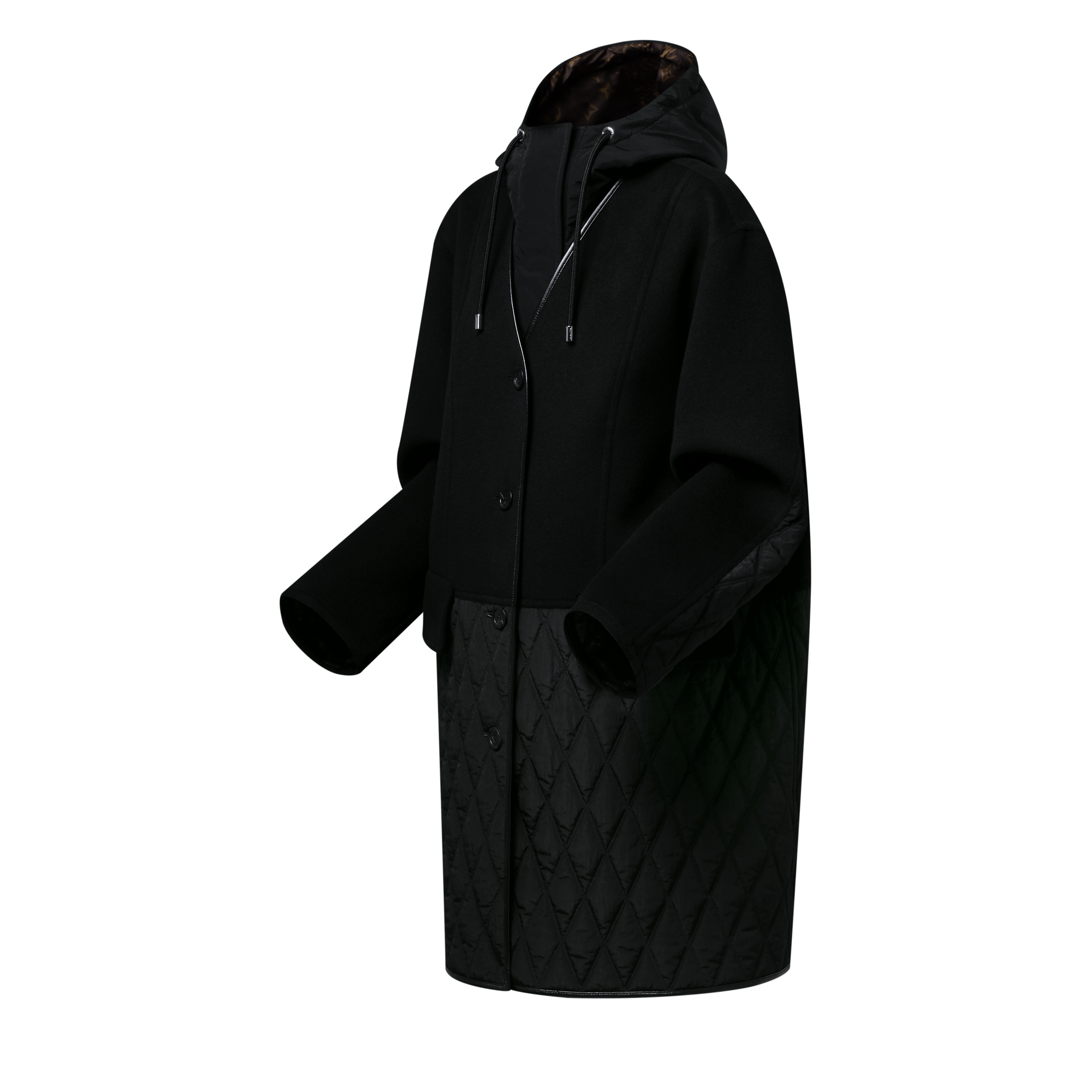 Quilt Accent Coat