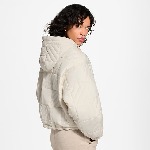Ready-to-Wear Coats and Jackets Quilted Damier Zip-Up Jacket | Louis Vuitton ® (Product zoom)