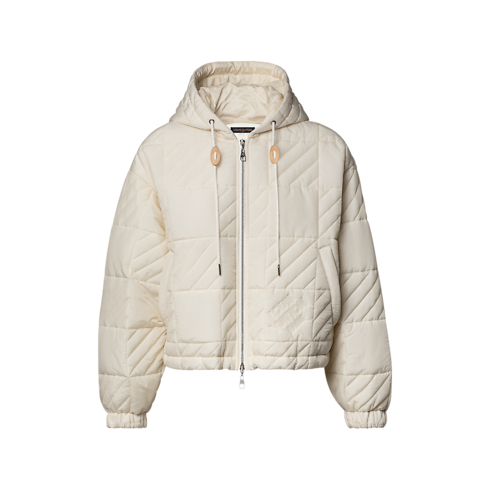 Ready-to-Wear Coats and Jackets Quilted Damier Zip-Up Jacket | Louis Vuitton ® (Product zoom)