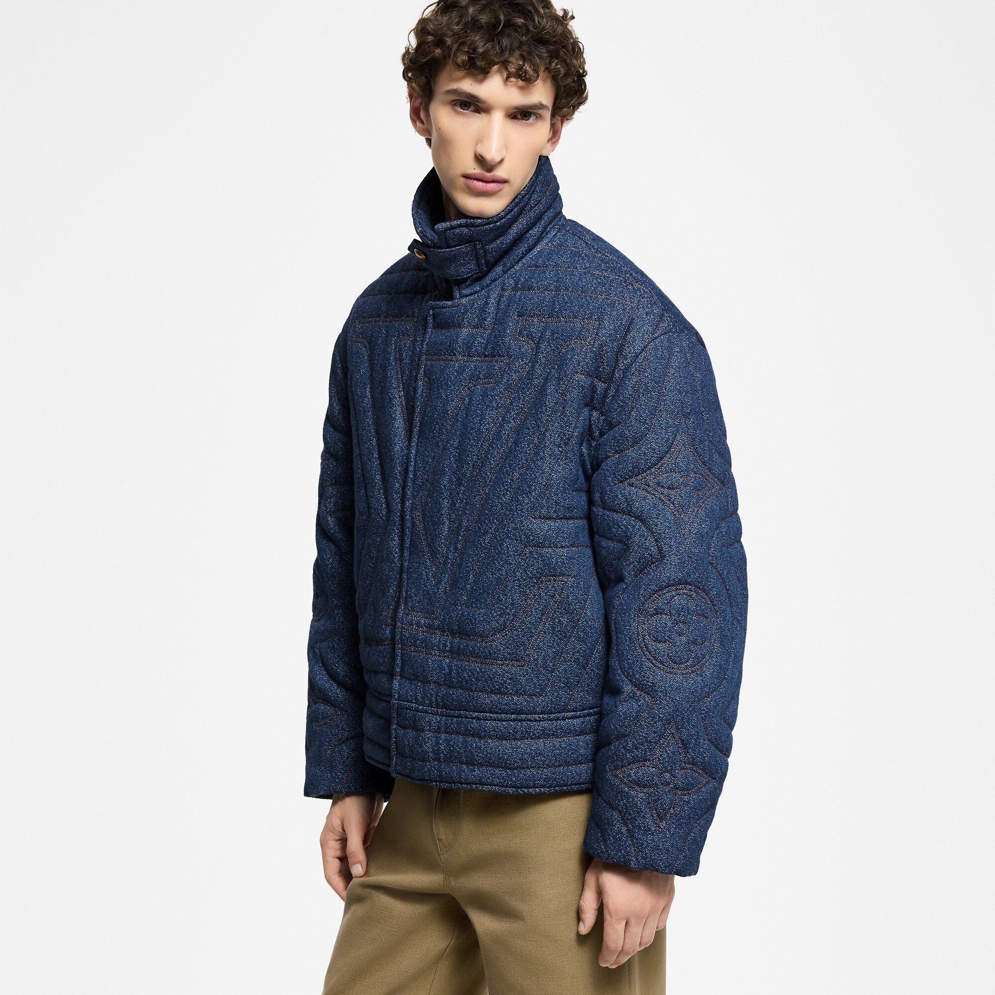 Quilted Denim Jacket