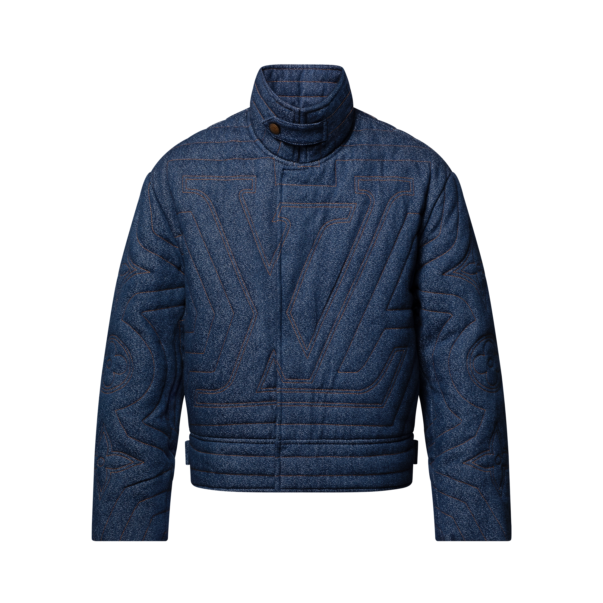 Quilted Denim Jacket