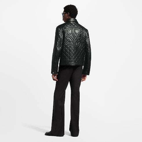 Ready-to-Wear Coats and Outerwear Quilted Leather Blouson | Louis Vuitton ® (Product zoom)